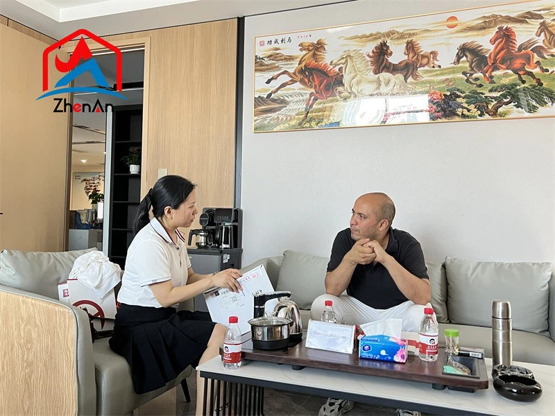 ZhenAn Customers Visit ZhenAn Customers Visit