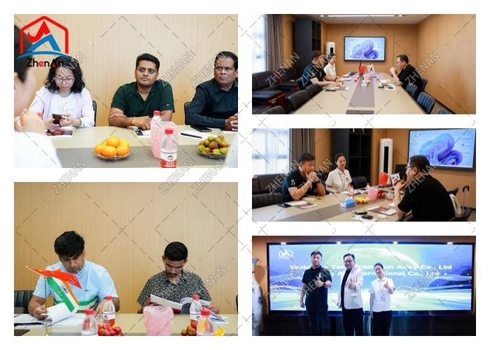 Overseas Clients Meeting ZhenAn Team to Discuss Long-Term Alloy Supply Agreements Overseas Clients Meeting ZhenAn Team to Discuss Long-Term Alloy Supply Agreements